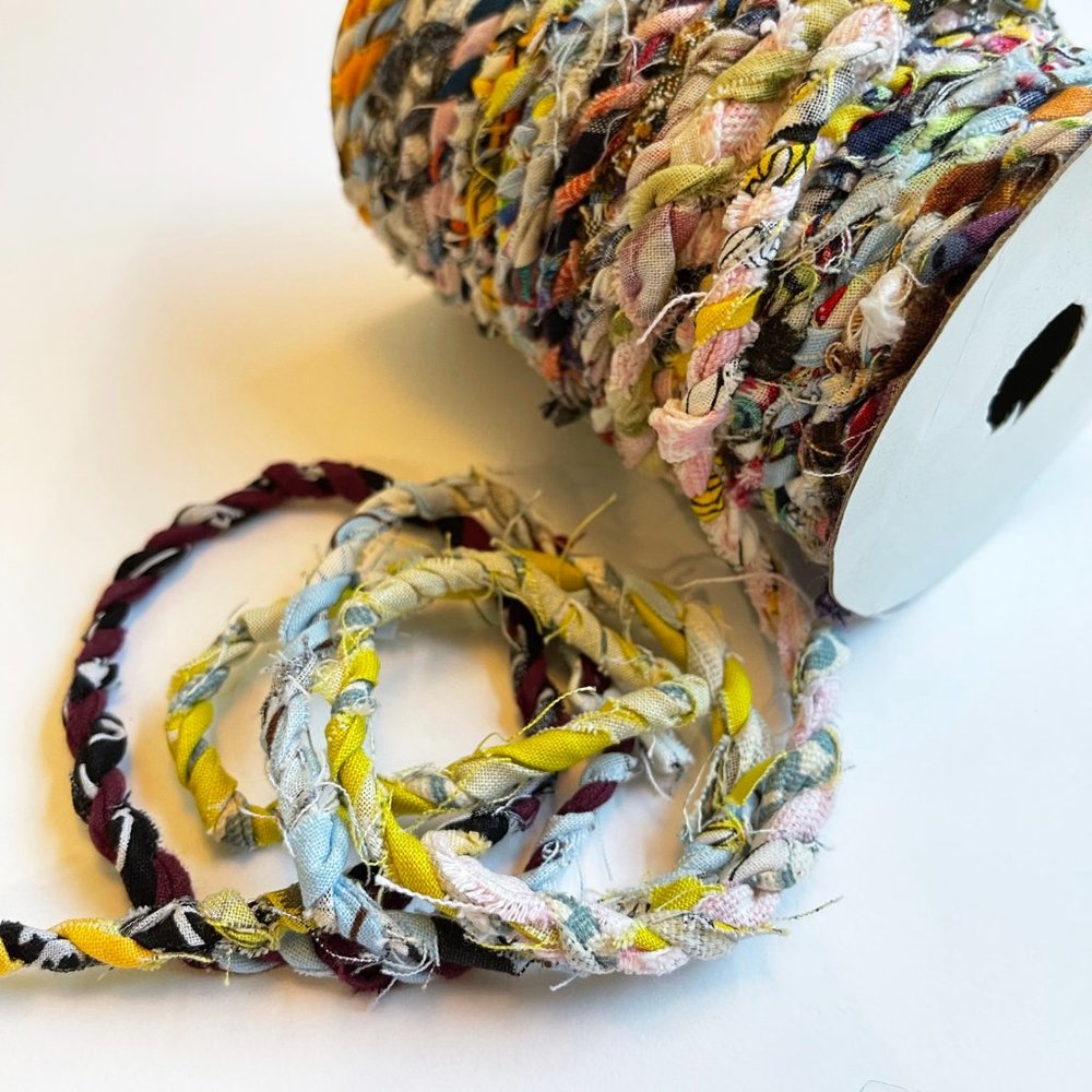 Handmade Twisted Fabric Twine